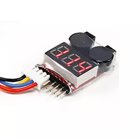 Walkera QR X350 PRO Li-Po Low Voltage Cell Checker (2S~8S) Alarm Twin