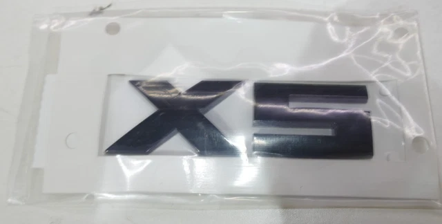Genuine BMW X5 Gloss Black Rear Badge – Model Lettering 51142472837