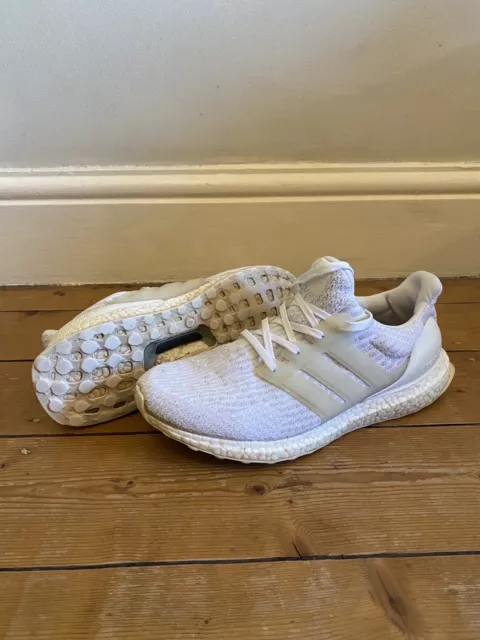 ADIDAS ULTRABOOST PARLEY Ltd Size 9.5 White Blue Black Ultra