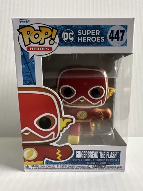 Funko Pop! Gingerbread The Flash 447 DC Super Heroes Holiday