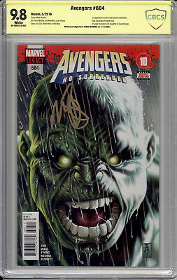 Avengers 684 9.8 Signed Mark Brooks 1st Iron Hulk / Hulk Becomes Immortal