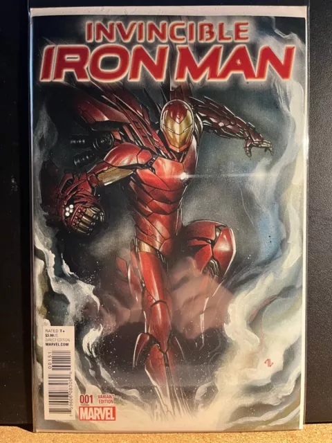 The Invincible Iron Man #1 Granov Variant (2015) Marvel Comics FN/VF