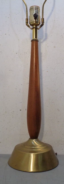 Vintage Mid Century Danish Modern Tapered Table Lamp Retro 1960's Tall & Sleek Vintage Mid Century Danish Modern Tapered Table Lamp Retro 1960's Tall & Sleek