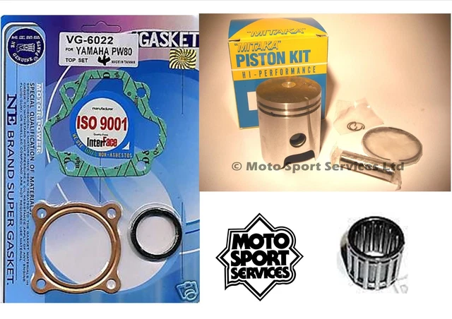 Standard Bore 47.00mm Piston Kit For Yamaha PW80 / V80 – Unbranded Replacement