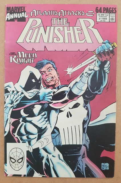 The Punisher (Vol 1)  Annual #2 - Atlantis Attacks - MARVEL - 1989 - FINE- 5.5