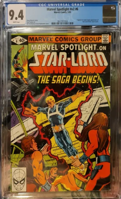 Marvel Spotlight #6 1980 CGC 9.4 1st App Star-lord Guardians Galaxy GOTG3 MCU WH