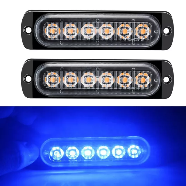 2 pièces 12-24V  feux d'avertissement stroboscopiques avertissement feux D1V8