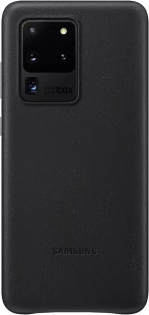 Samsung Custodia Originale Leather Simil Pelle per Galaxy S20 5G G980F Nero