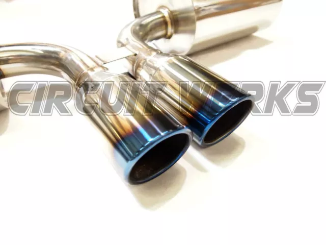 Circuit Werks Porsche Boxster 05-08 987 Catback Exhaust System with Burnt Tips