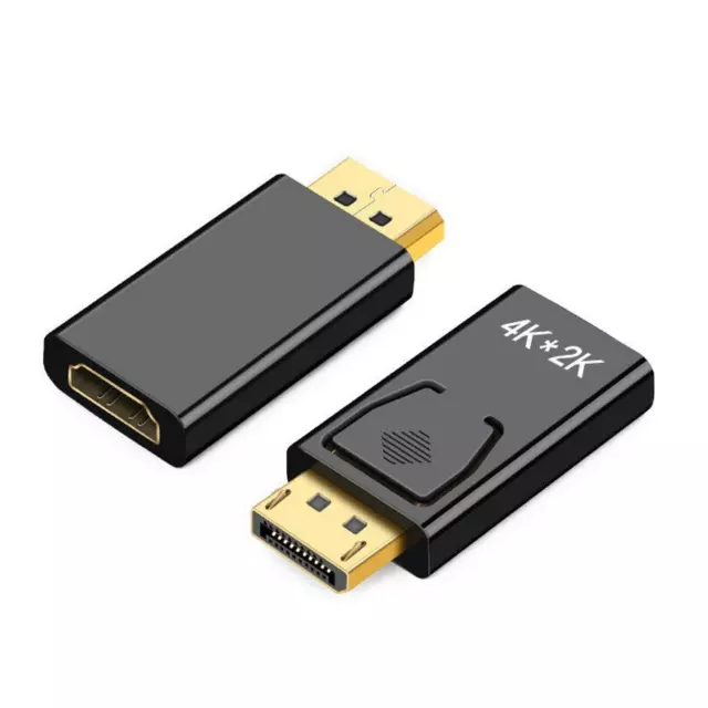 Portable 4K Ultra HD DP Male to Female HDMI compatible Video Audio Adapter 3