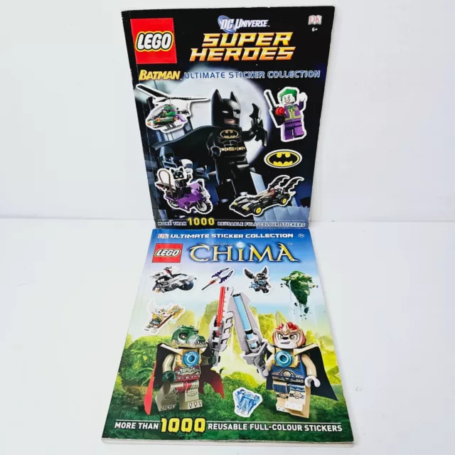 Lego Ultimate Sticker Book Collection Legends of Chima Super Heroes Batman