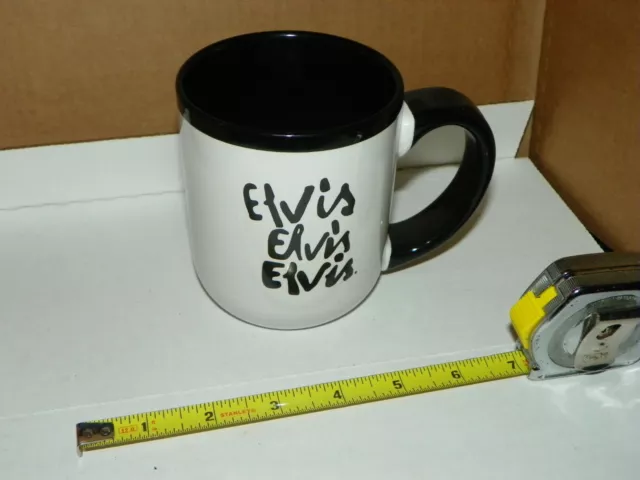 ELVIS  Coffee Mug, Cup  Elvis Presley Enterprise Mega Mug-WITH FREE ELVIS