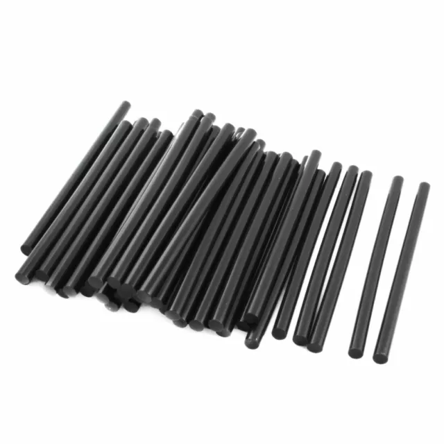 50 Pieces Black Hot Melt Glue Gun Adhesive Sticks 11mmx190mm for Crafting Model