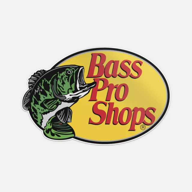 BASS PRO SHOPS Fishing Sticker Vinyl Car Bumper Decal £3.65