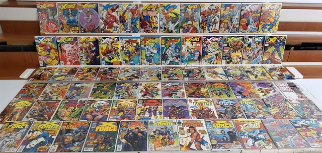X-FORCE #1-55 MARVEL COMIC RUN LOT 11 1st Domino HI GRADE Avg NM/M 9.8