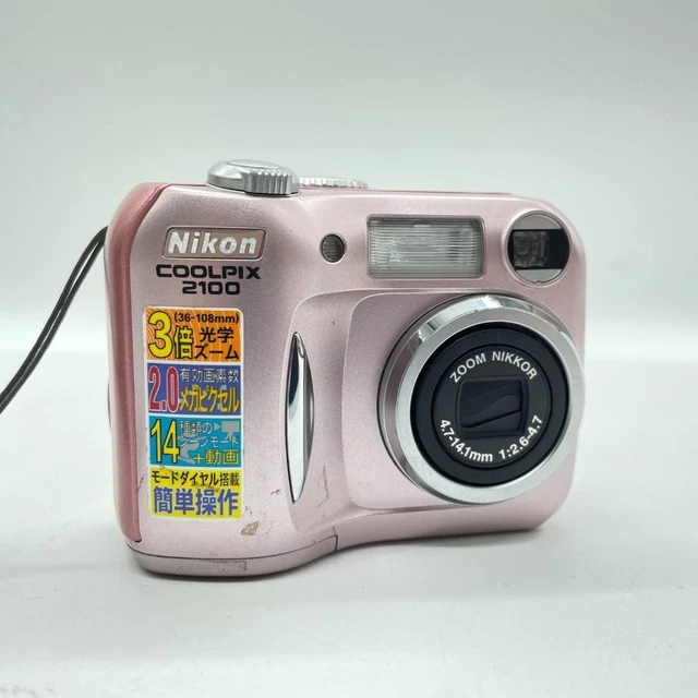 Nikon Coolpix 2100 in the rare pink colour. I rarely dont