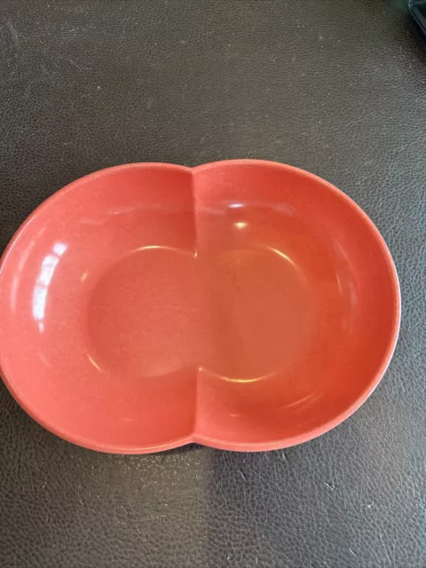 Coral Color Flyte Contour Royale Melmac Serving Bowl Branchell K. LaMoyne