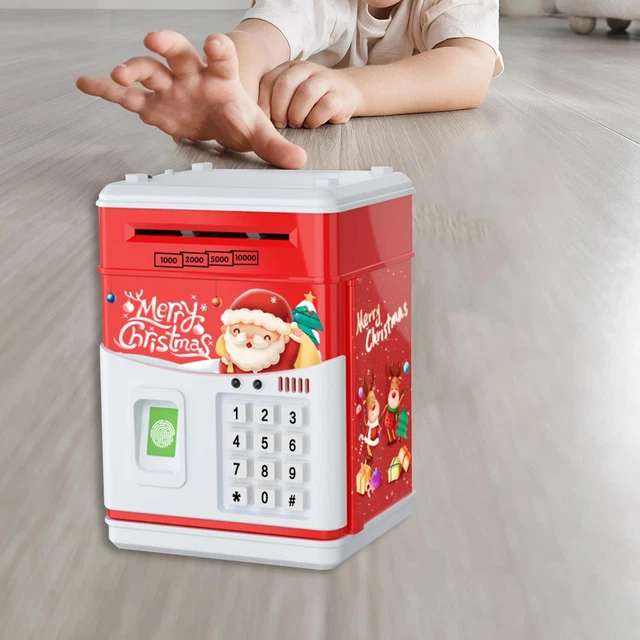 Christmas Piggy Bank Educational Coin Banks for Children Age 3-8 Years Kids