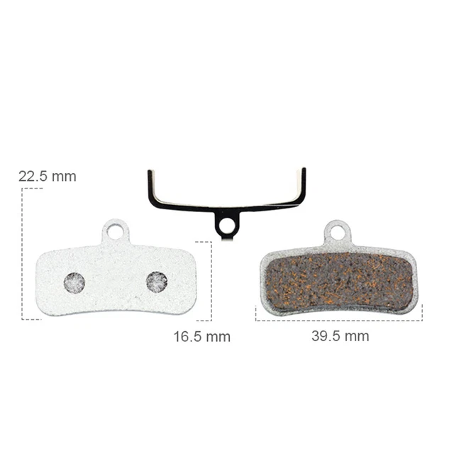 2 Paires Plaquettes De Frein à Disque VTT - Résine Semi-Métallique - Compatibles Shimano