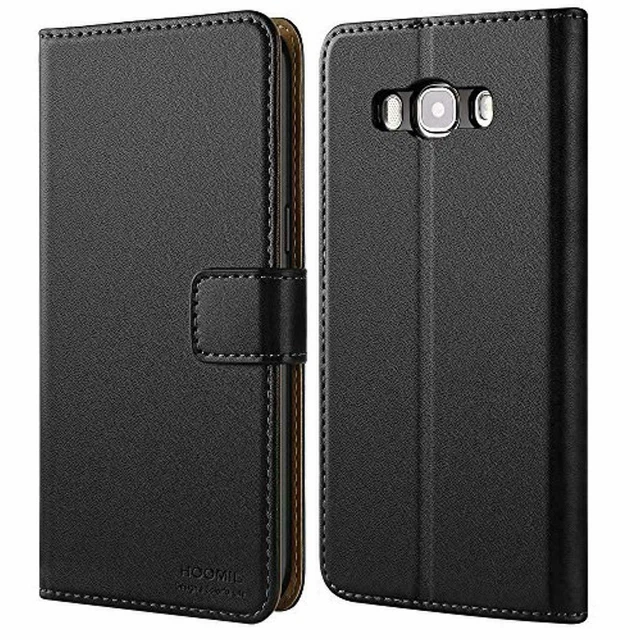 HOOMIL Cuir Premium Coque pour Samsung Galaxy J5 2016, Portefeuille Etui Housse