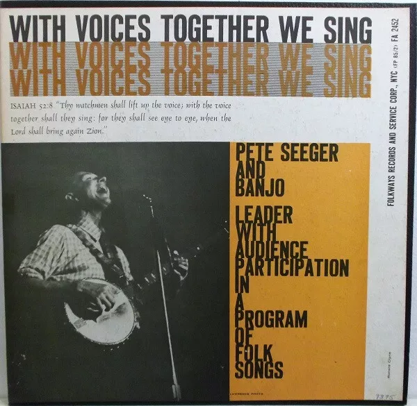 Pete Seeger - With Voices Together We Sing (LP, Album, RE) (Very Good Plus (VG+)