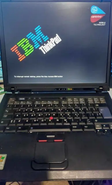 IBM ThinkPad R51 Laptop Pentium 1.6GHz 15" 50GB DVD/CD-RW Windows XP SP3 Tracked