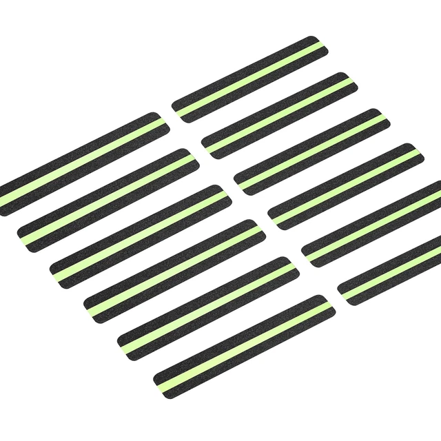 Anti Slip Traction Treads with Glow in Dark Stripe (12-Pack)