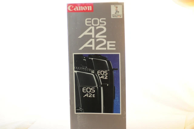 Canon EOS A2 A2e EOS 5 in Europe dealers brochure from 90's