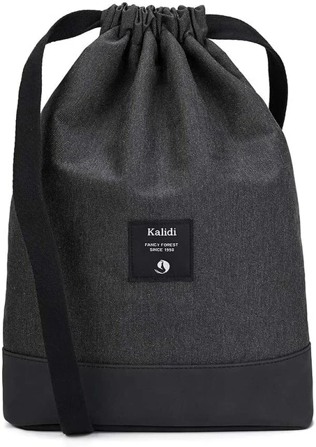 KALIDI Beutel Rucksack Kordelzug Turnbeutel Daypack Gymsack Gym Bag (Rosa)