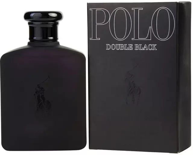 Polo Double Black 4.2 oz by Ralph Lauren Mens Eau De Toilette Spray New & Sealed