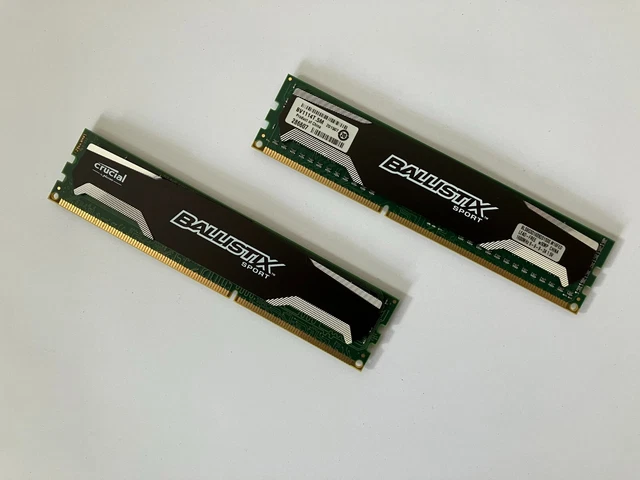 8gb Crucial Ballistix Sport Ddr3 1600 Dimm Cl9 Dual Kit picclick.de