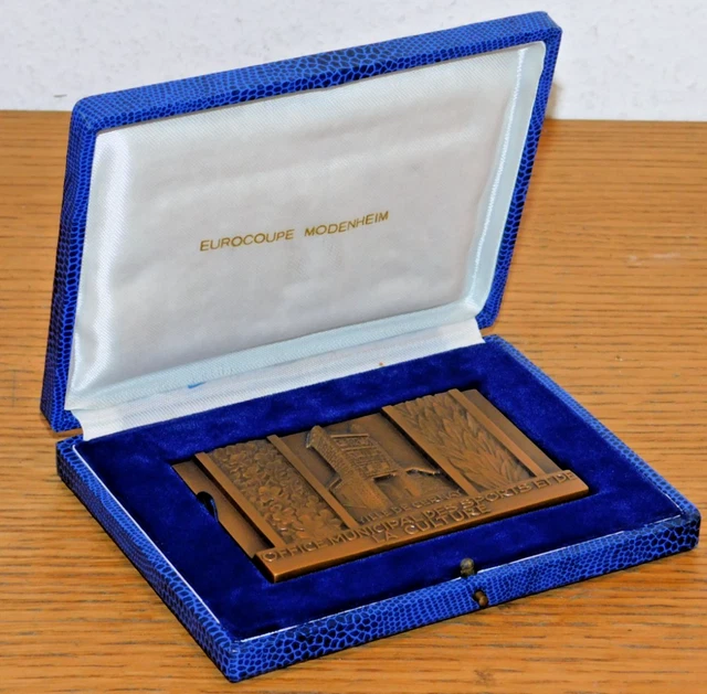 Médaille Sportive Française - Office Municipal Des Sports - MED2143 - Or Plaqué, XXIème