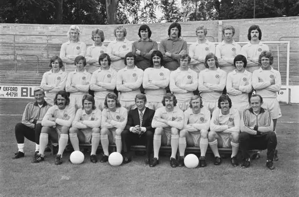 Oxford United FC a League Division 2 team at 1973-74 season OLD PHOTO