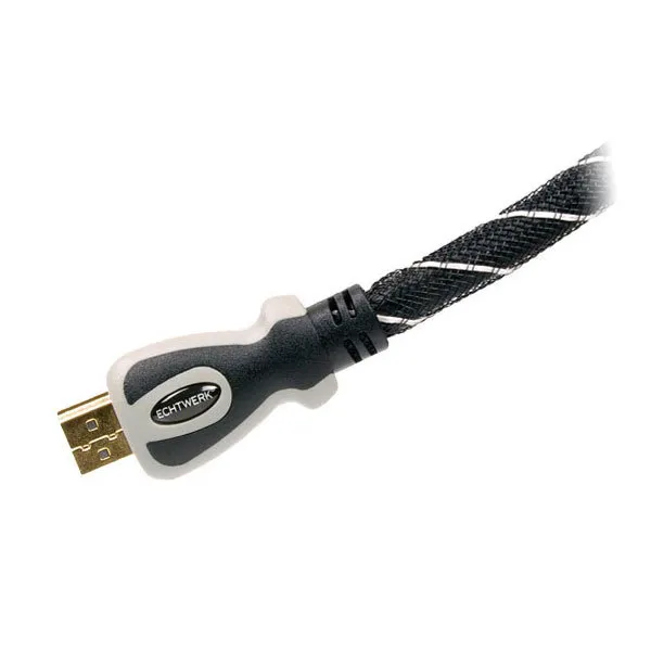 Echtwerk High-Speed HDMI Kabel HD 3D TrueHD abgeschirmt Nylon Mantel - 1,5 Meter