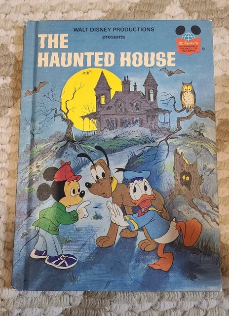 1975  Disney s Wonderful World of Reading: The Haunted House book mickey mouse