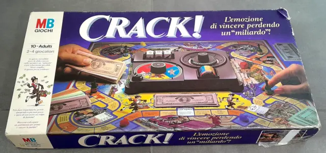 Gioco Da Tavolo di Società Crack! Mb Vintage Incompleto