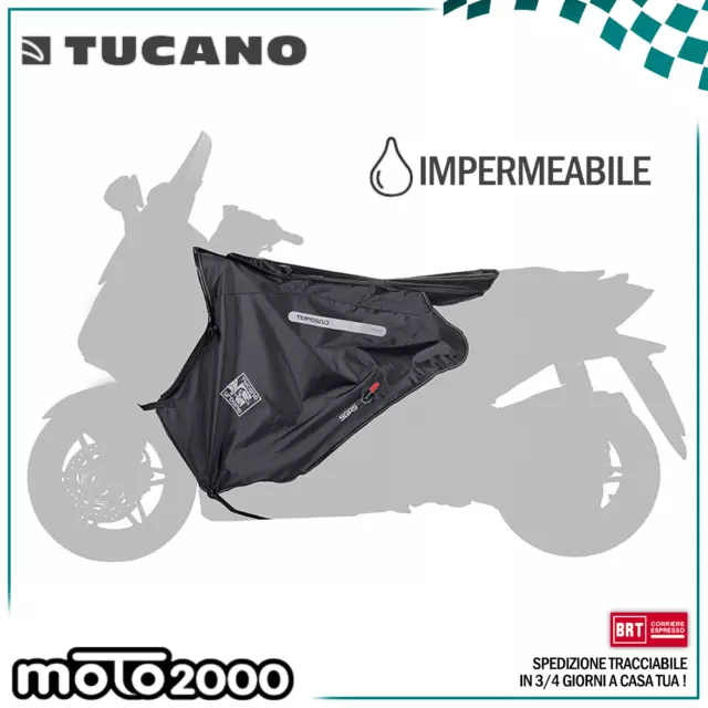 Coprigambe Termoscudo Nero Tucano Urbano Impermeabile In Eco Pelliccia
