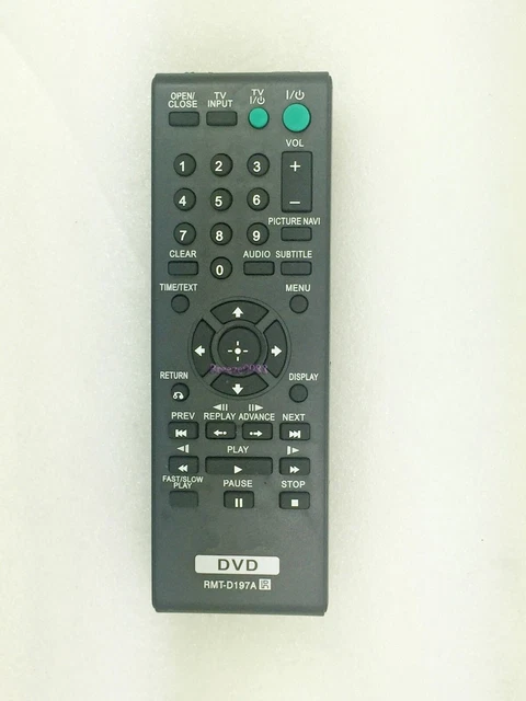 télécommande lecteur dvd sony