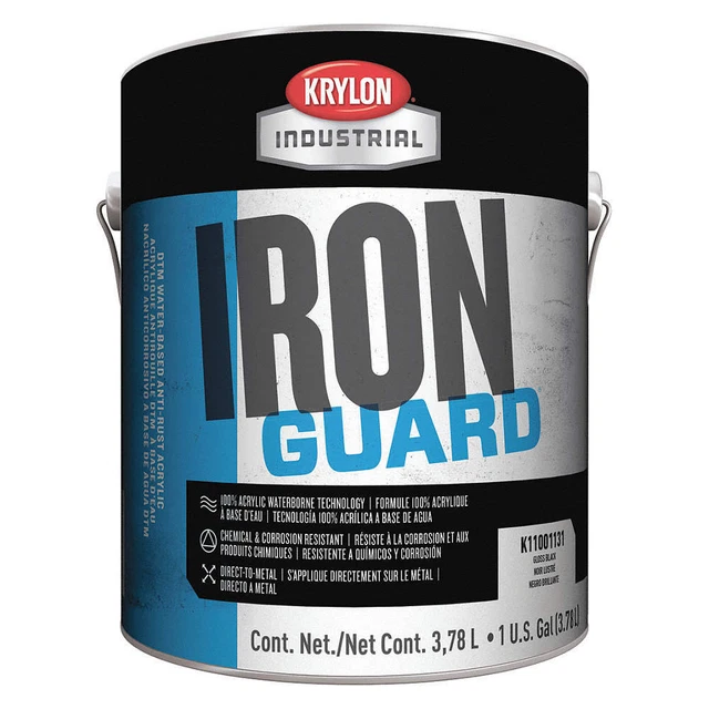 KRYLON K11029101 Acryl EnamelSafeYellowGloss,1gal