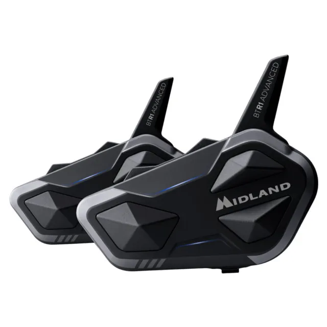 Midland BTR1 Advanced Twin C1529.01; Interfono Moto Bluetooth Doppio