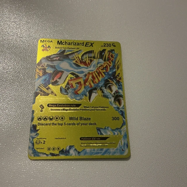 Mega M Charizard Ex Gold FOR SALE! - PicClick UK