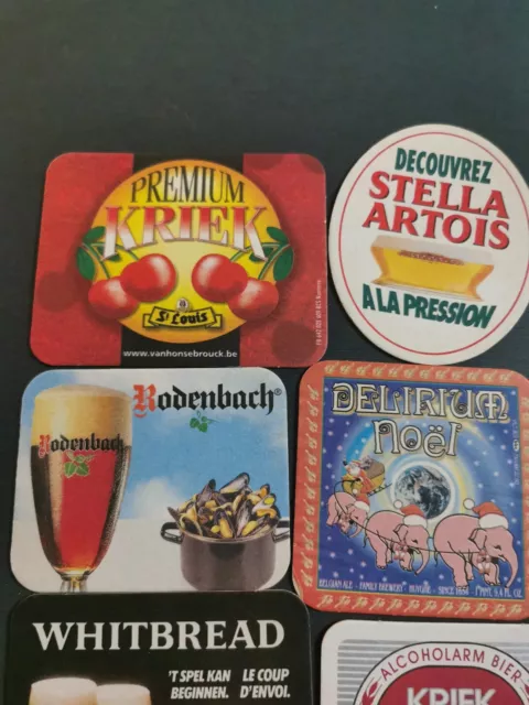 Stella Artois Kriek 15  Sous Bock Bierdeckel Beer Mats Coasters , Lot Numéro 2 2