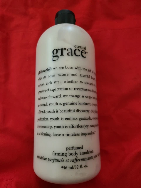 PHILOSOPHY ETERNAL GRACE FIRMING BODY LOTION  EMULSION 32 oz sealed No pump