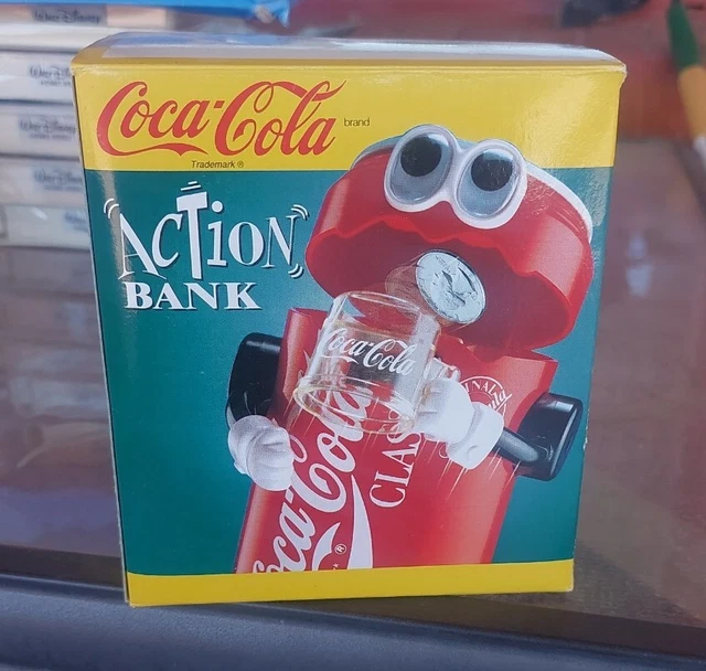VINTAGE 1992 Gift Asylum Coca Cola Action Bank in Original Box