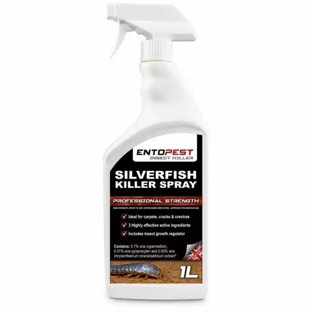 Entopest Silverfish Control Treatment Killer Spray