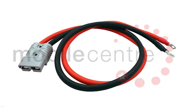 thumbnail image 2 of 1 Meter 35mm Inverter Cable Lead – SB175 Grey Anderson Plug + M8 Terminals + 200A Fuse 2 of 3
