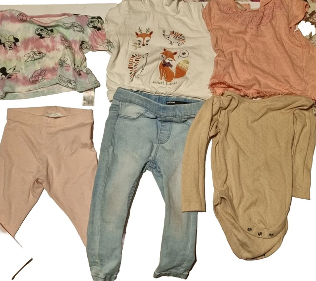 Camicie bundle di abbigliamento bambina Such blu, taglia 3-6 M &9-12M