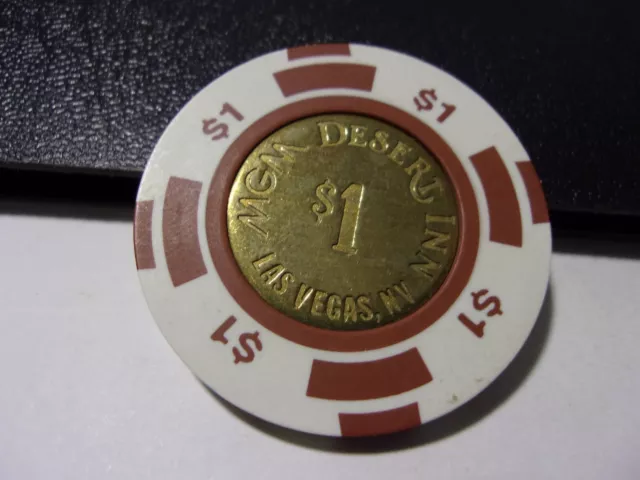 MGM DESERT INN HOTEL CASINO $1 hotel casino gaming poker chip - Las Vegas, NV