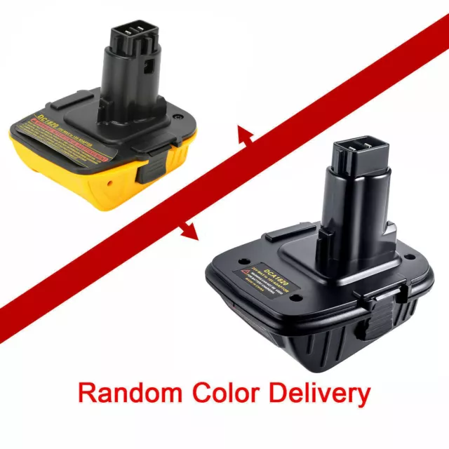 For Dewalt Battery Adapter DCA1820 18V/20V Li-ion Convert To DC9096 Ni-MH Ni-Cad 2