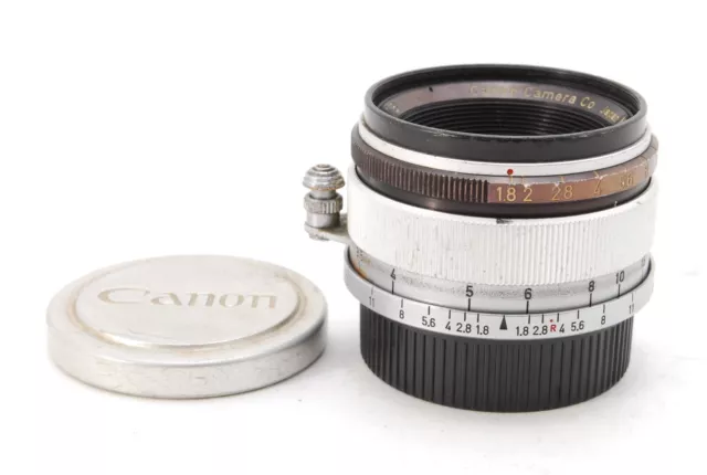 【EXC+++++】Canon 35mm f/1.8 MF Lens LTM L39 Leica L Screw Mount Lens From JAPAN